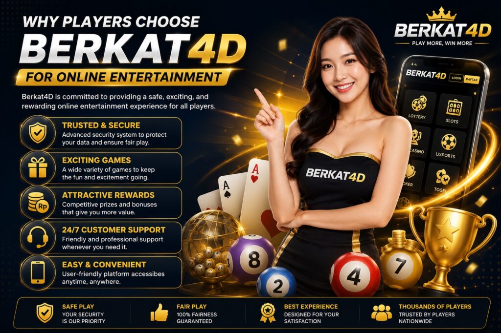Why Players Choose Berkat4D for Online Entertainment